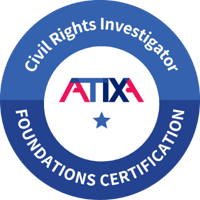 ATIXA Civil Rights Investigator Foundations Certification badge